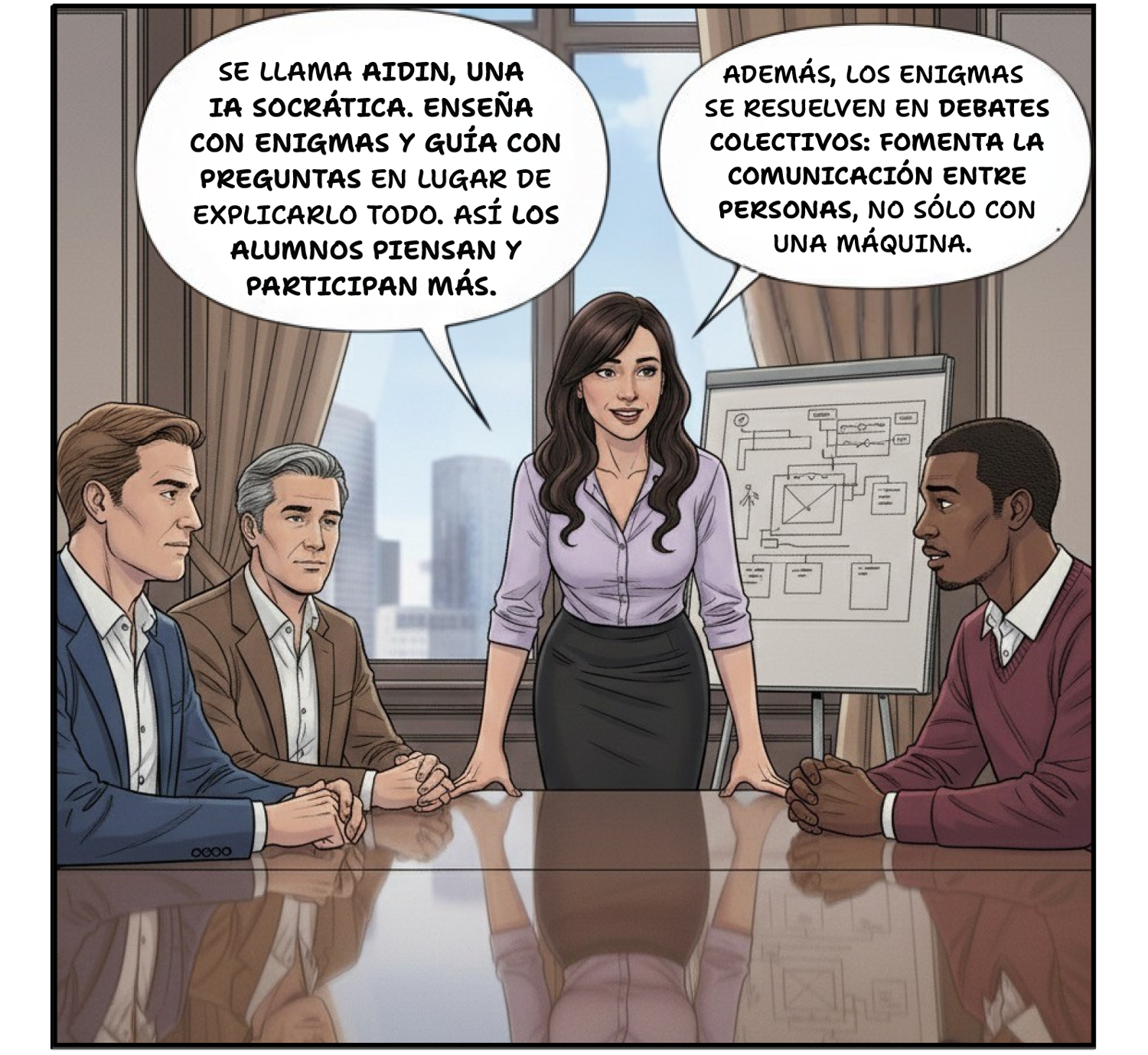 Comic Directivos Móvil 10