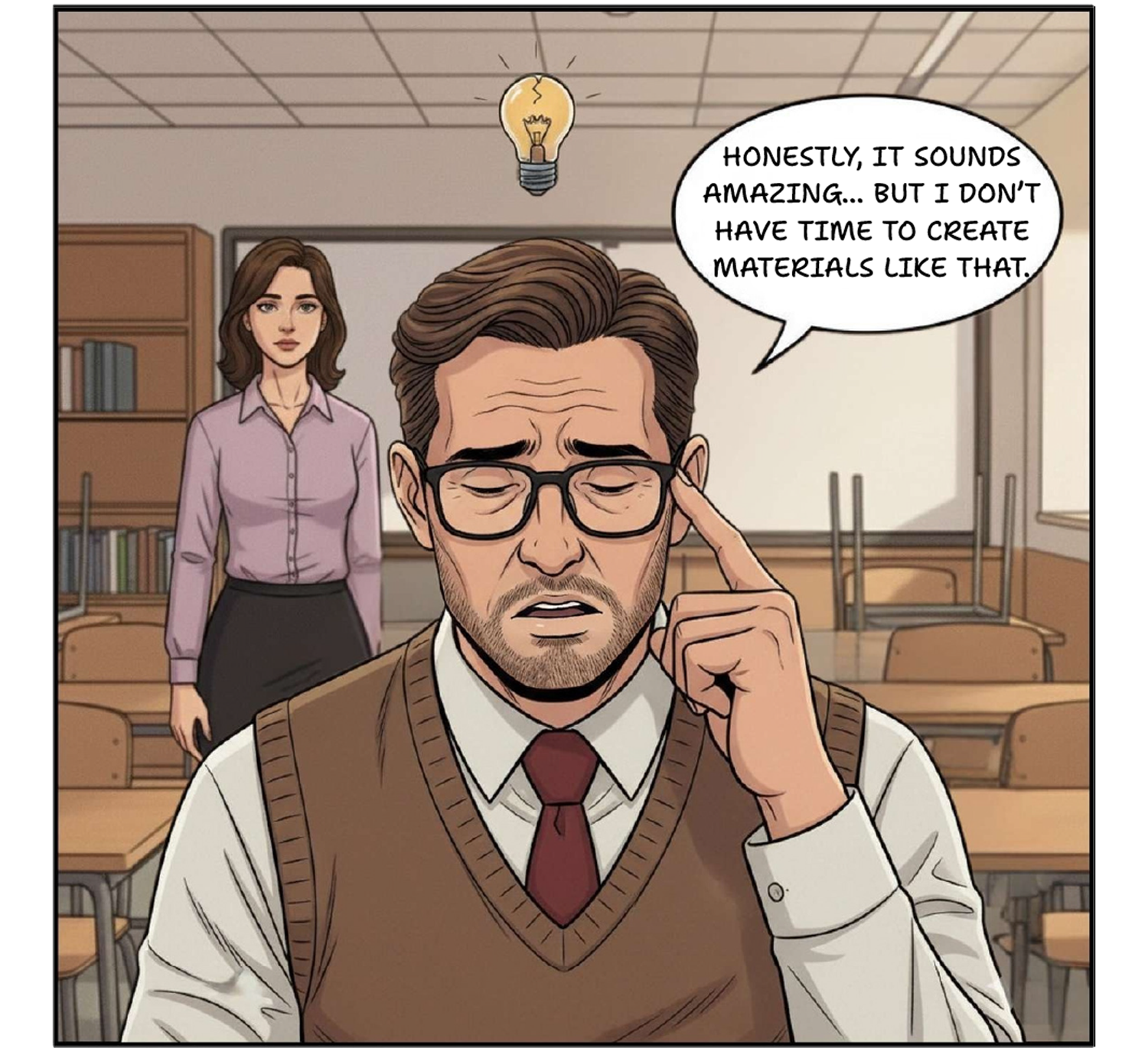 COMIC TEACHERS MOBILE 10