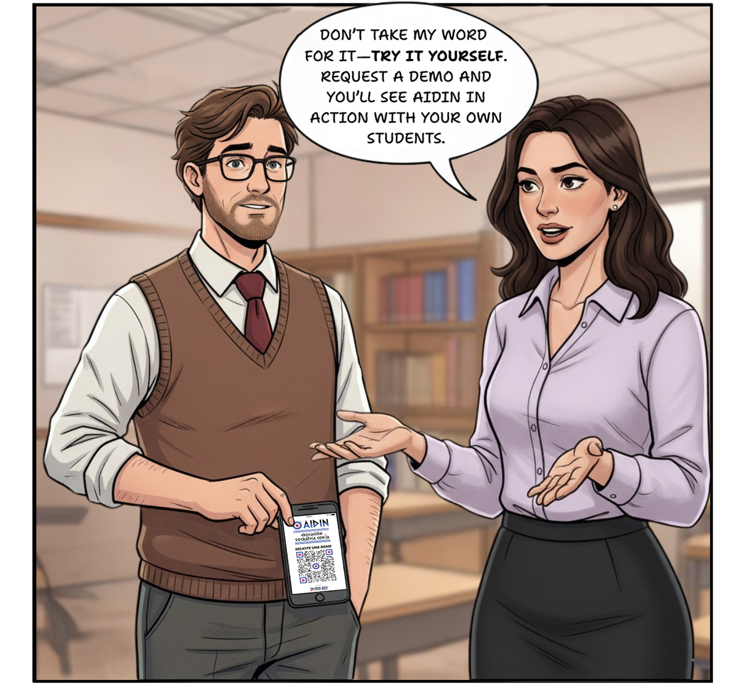 COMIC TEACHERS MOBILE 14